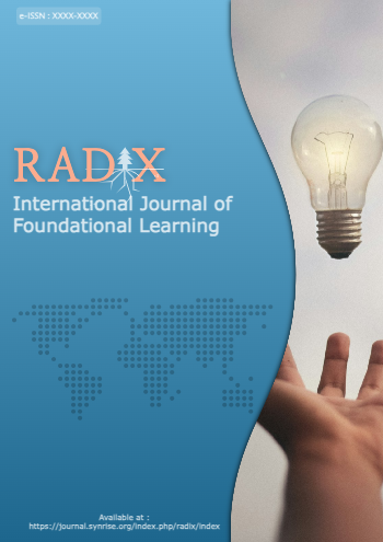 RADIX Journal Cover